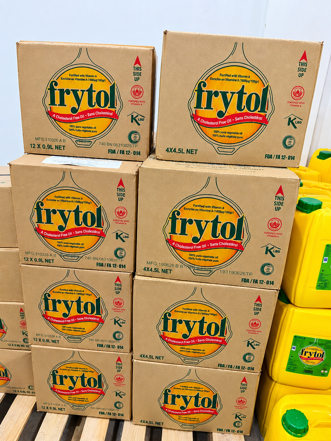 Frytol Cooking Oil 4.5L × 4 – Pure Vegetable Cooking Oil 18 Litres &ndash; Cooking Oil